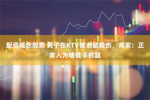 配资概念股票 男子在KTV被老鼠咬伤，商家：正常人为啥徒手抓鼠